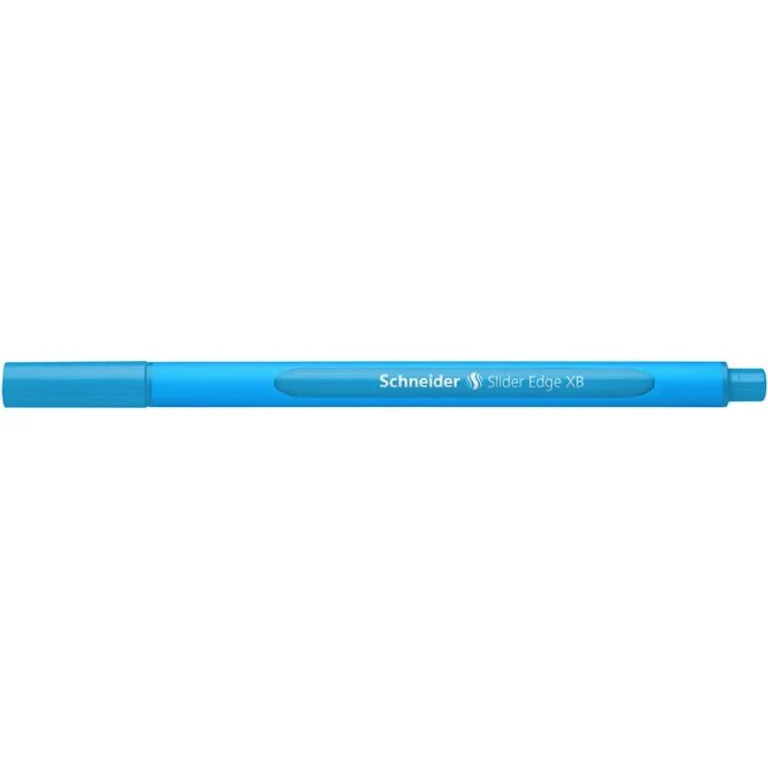Golyóstoll, 0,7 mm, kupakos, SCHNEIDER "Slider Edge XB", világoskék