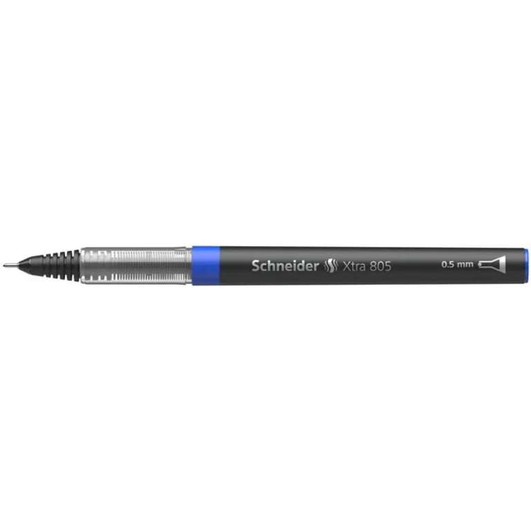 Rollertoll, 0,5 mm, tűhegyű, SCHNEIDER "XTRA 805", kék