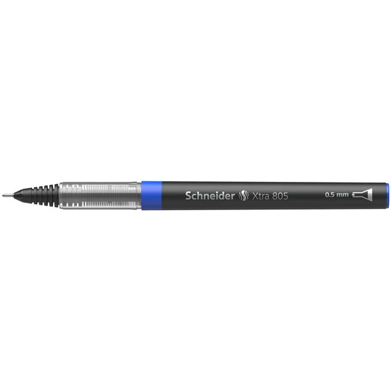 Rollertoll, 0,5 mm, tűhegyű, SCHNEIDER "XTRA 805", kék