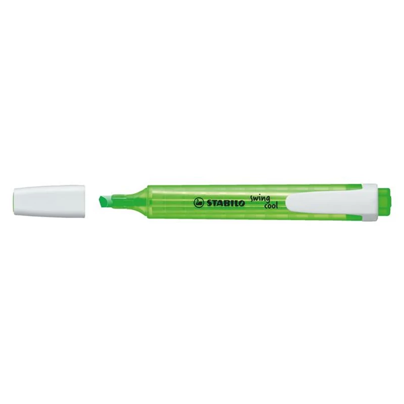 Szövegkiemelő, 1-4 mm, STABILO "Swing Cool", zöld