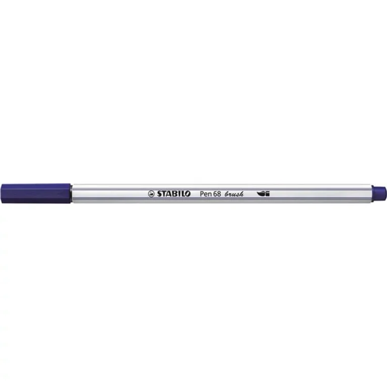 Ecsetirón, STABILO "Pen 68 brush", sötétkék
