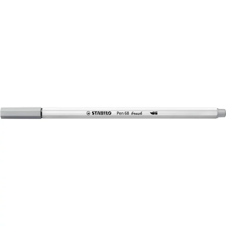 Ecsetirón, STABILO "Pen 68 brush", középszürke