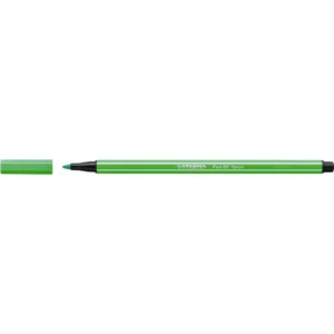Filctoll, 1 mm, STABILO "Pen 68", neon zöld