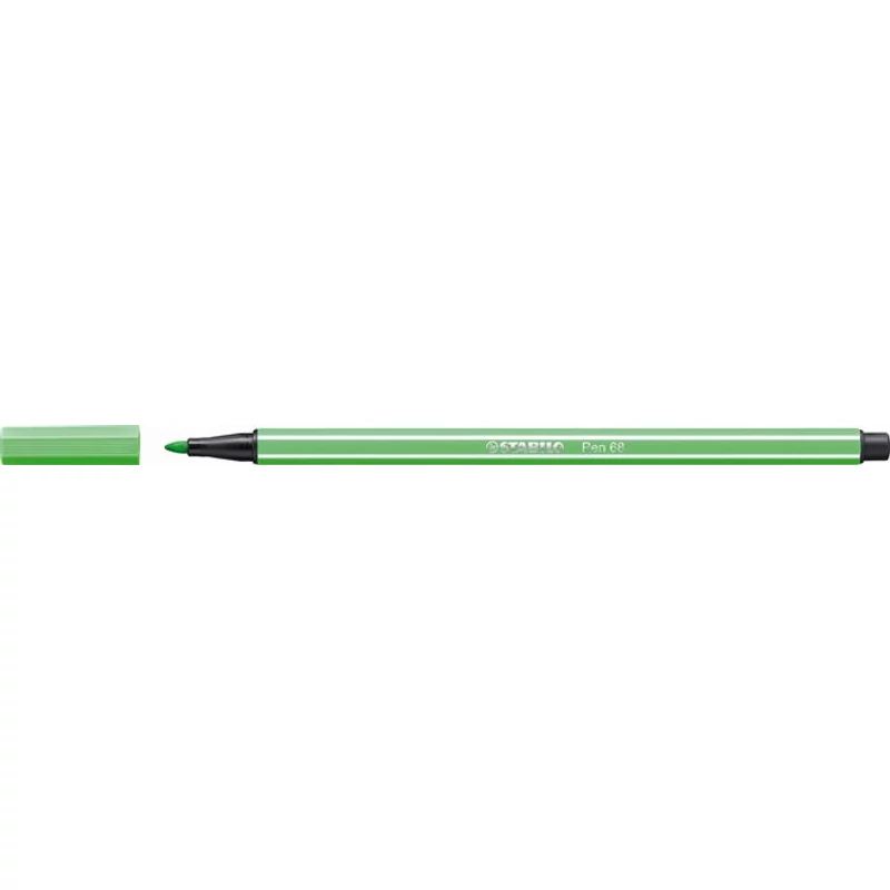 Filctoll, 1 mm, STABILO "Pen 68", smaragdzöld