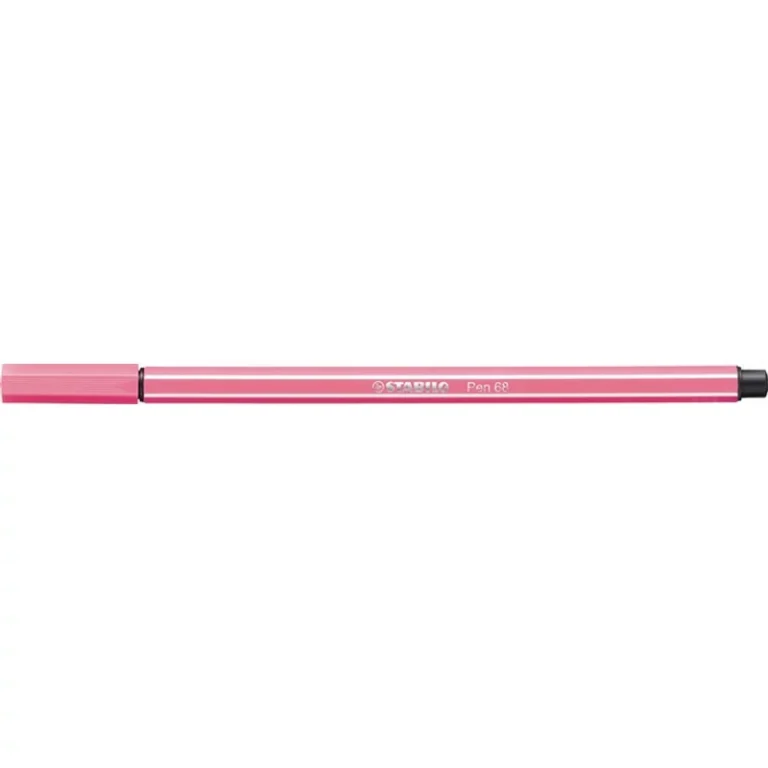 Filctoll, 1 mm, STABILO "Pen 68", halvány rózsaszín