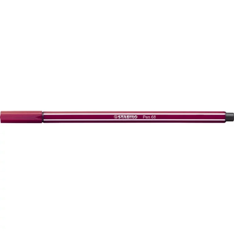 Filctoll, 1 mm, STABILO "Pen 68", bíborvörös