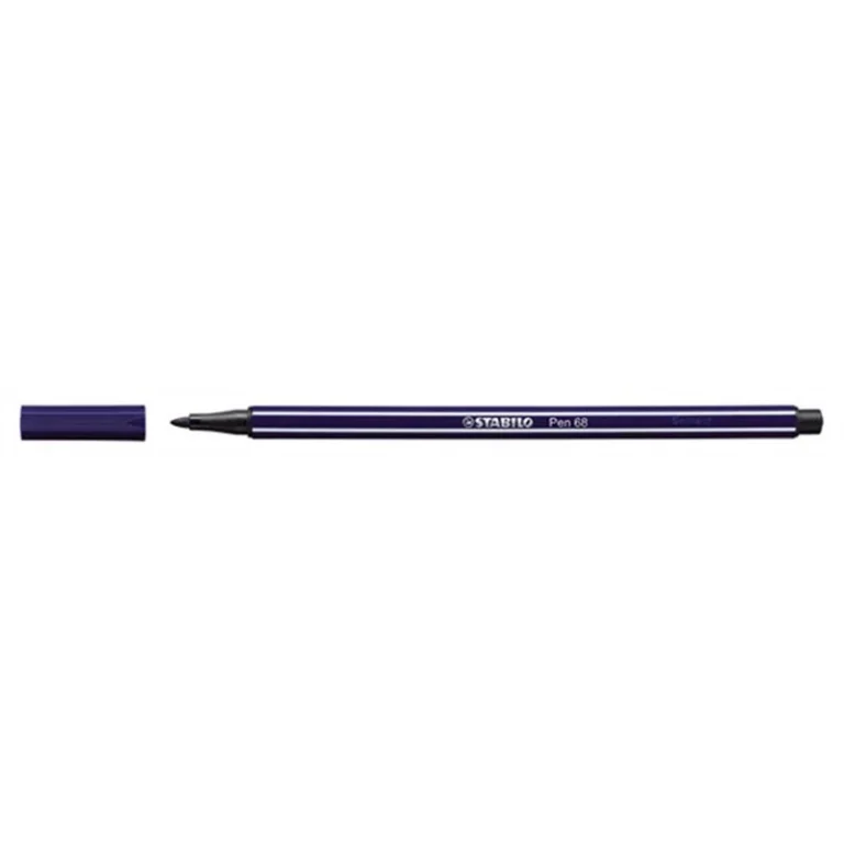 Filctoll, 1 mm, STABILO "Pen 68", berlini kék