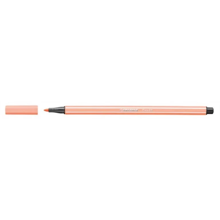 Filctoll, 1 mm, STABILO "Pen 68", világos testszínű