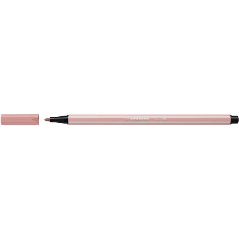 Filctoll, 1 mm, STABILO "Pen 68", hajnalpír