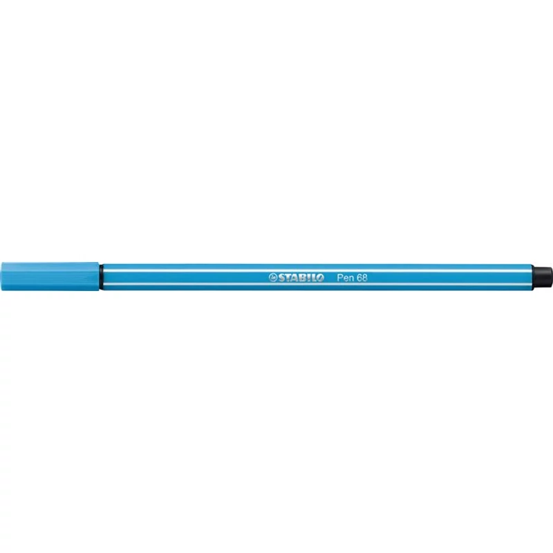 Filctoll, 1 mm, STABILO "Pen 68", világoskék