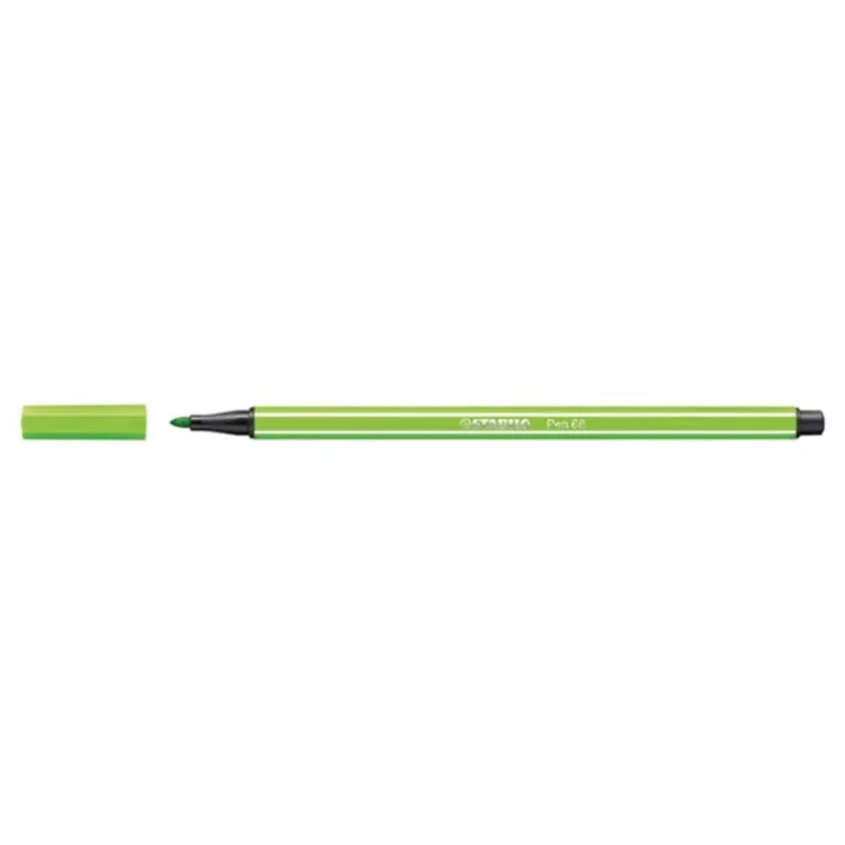 Filctoll, 1 mm, STABILO "Pen 68", világoszöld