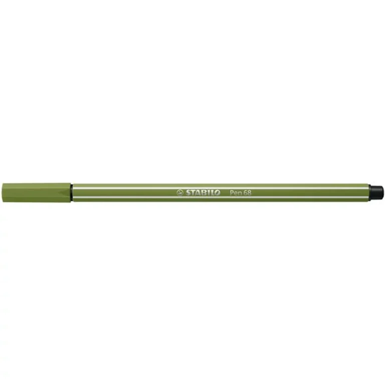 Filctoll, 1 mm, STABILO "Pen 68", mohazöld