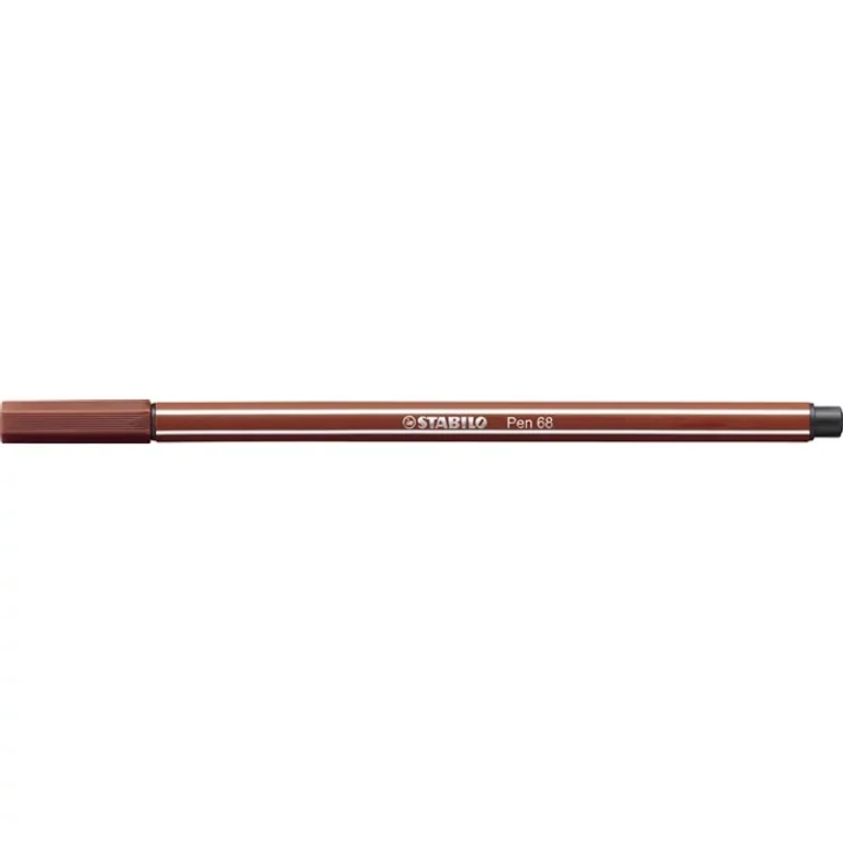 Filctoll, 1 mm, STABILO "Pen 68", téglavörös