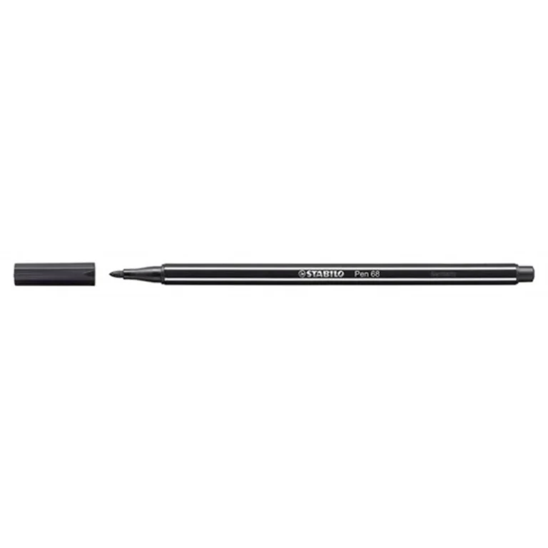 Filctoll, 1 mm, STABILO "Pen 68", fekete