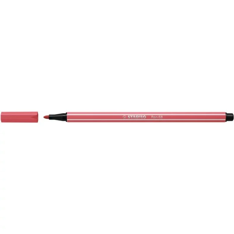 Filctoll, 1 mm, STABILO "Pen 68", rozsdavörös