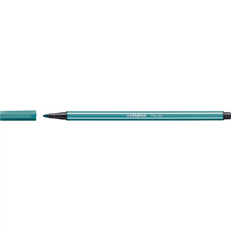 Filctoll, 1 mm, STABILO "Pen 68", türkizkék