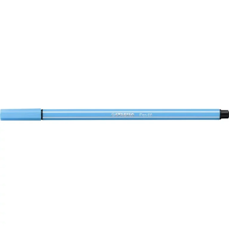 Filctoll, 1 mm, STABILO "Pen 68", azúrkék