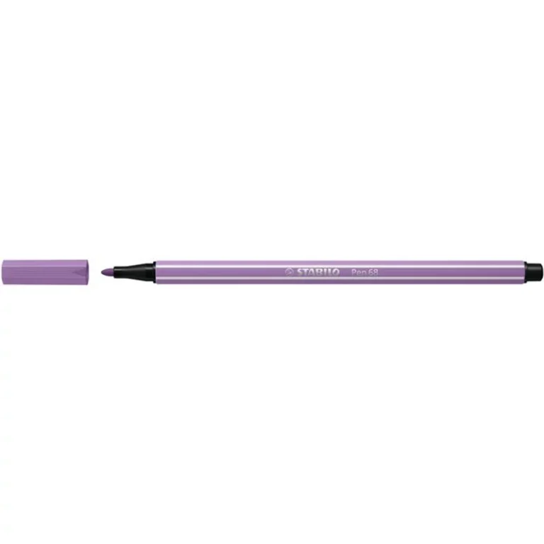 Filctoll, 1 mm, STABILO "Pen 68", szürkéslila