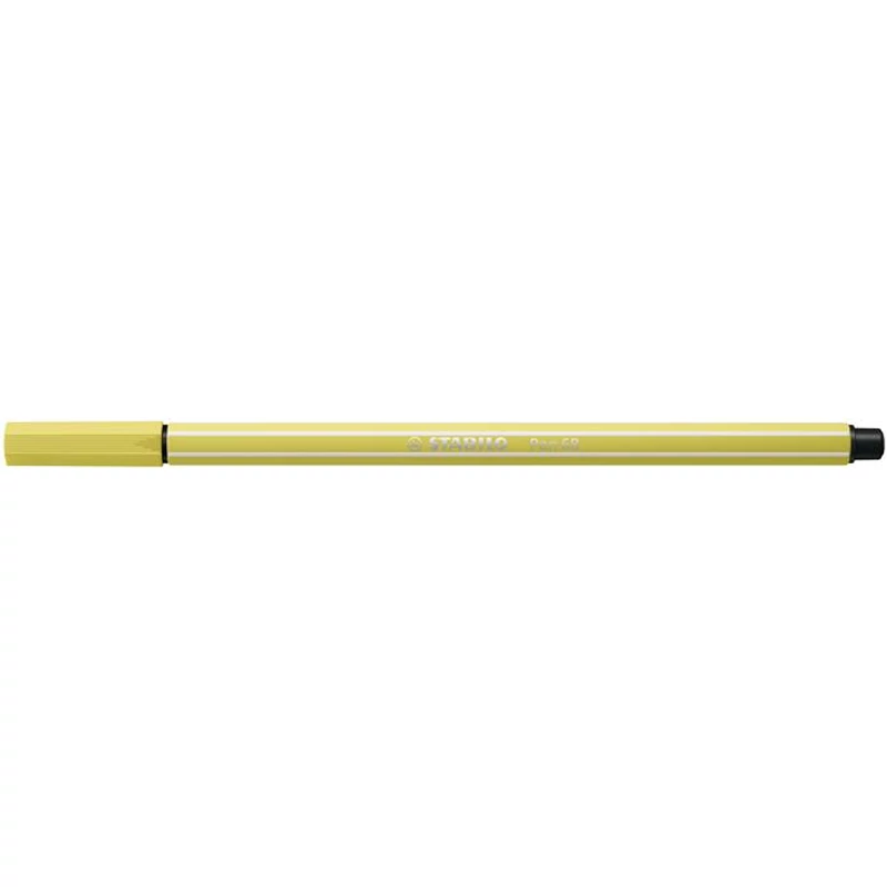 Filctoll, 1 mm, STABILO "Pen 68", mustár