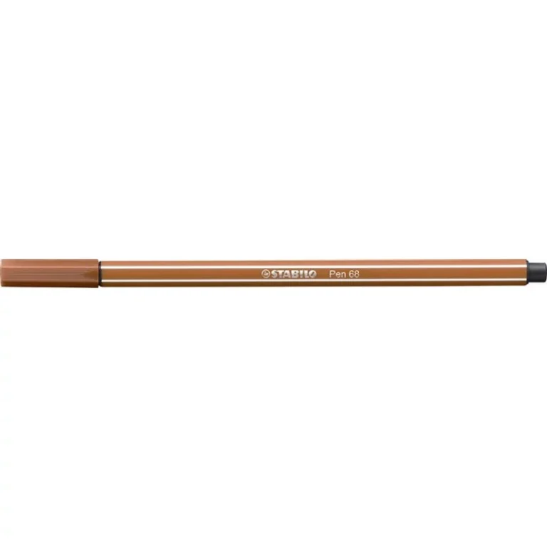 Filctoll, 1 mm, STABILO "Pen 68", vörösbarna