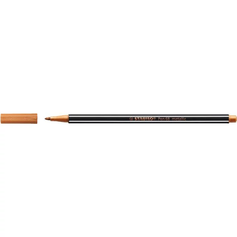 Filctoll, 1,4 mm, STABILO "Pen 68 metallic", bronz