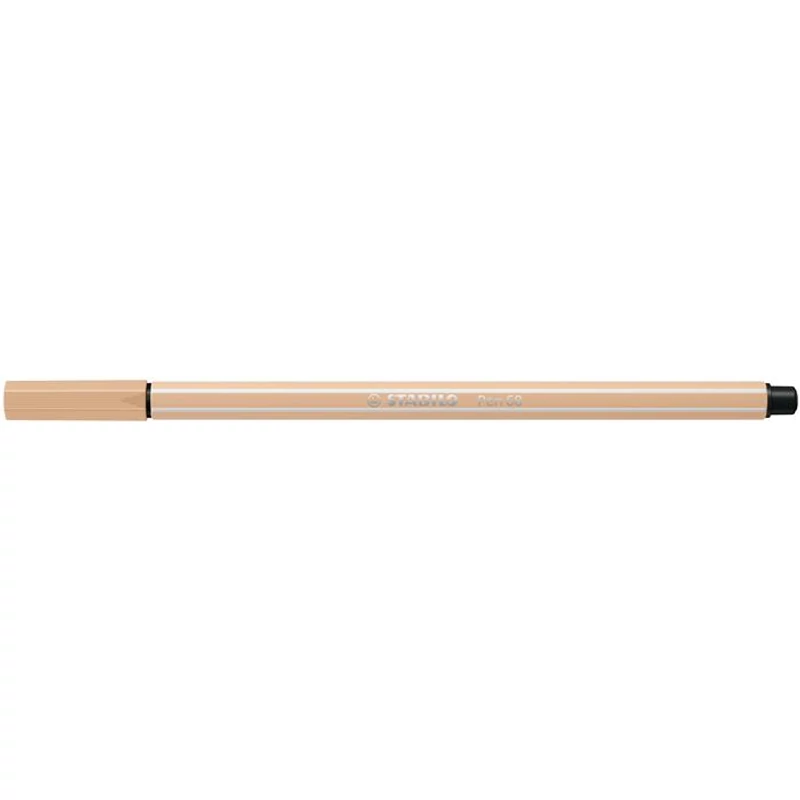 Filctoll, 1 mm, STABILO "Pen 68", bőrszín