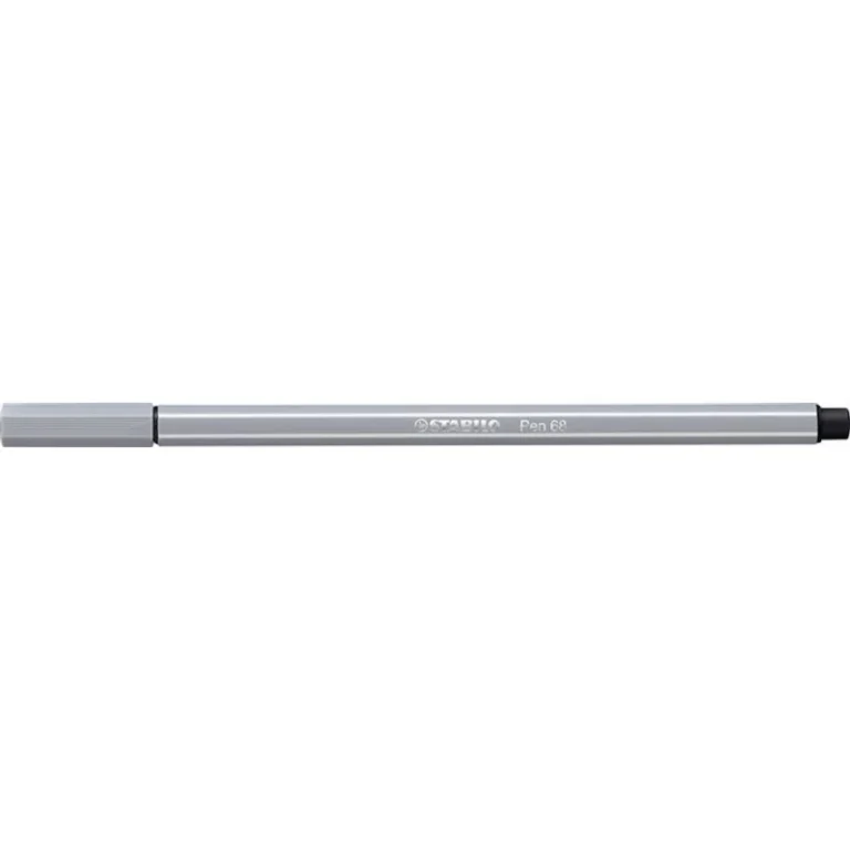 Filctoll, 1 mm, STABILO "Pen 68", közép szürke