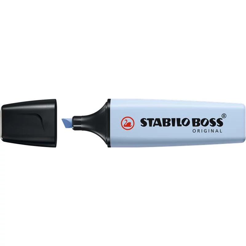 Szövegkiemelő, 2-5 mm, STABILO "BOSS original Pastel", ködös kék