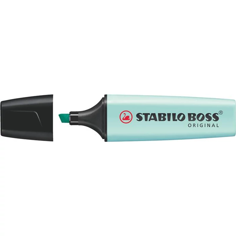 Szövegkiemelő, 2-5 mm, STABILO "BOSS original Pastel", türkiz
