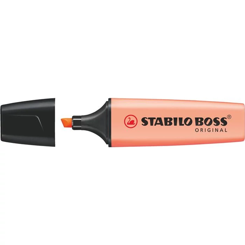 Szövegkiemelő, 2-5 mm, STABILO "BOSS original Pastel", barack