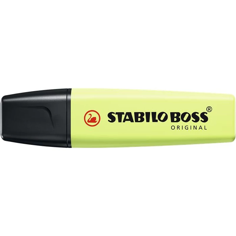 Szövegkiemelő, 2-5 mm, STABILO "BOSS original Pastel", harmatos lime