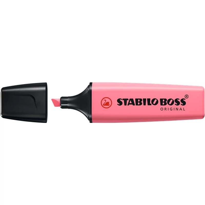 Szövegkiemelő, 2-5 mm, STABILO "BOSS original Pastel", cseresznyevirág