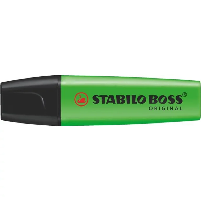 Szövegkiemelő, 2-5 mm, STABILO "BOSS original", zöld