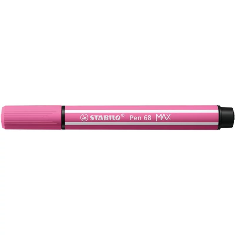 Filctoll, 1-5 mm, vágott hegy, STABILO "Pen 68 MAX", napraforgó