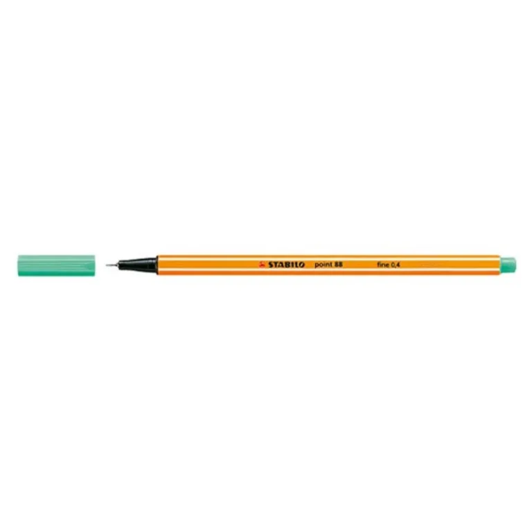 Tűfilc, 0,4 mm, STABILO "Point 88", jégzöld