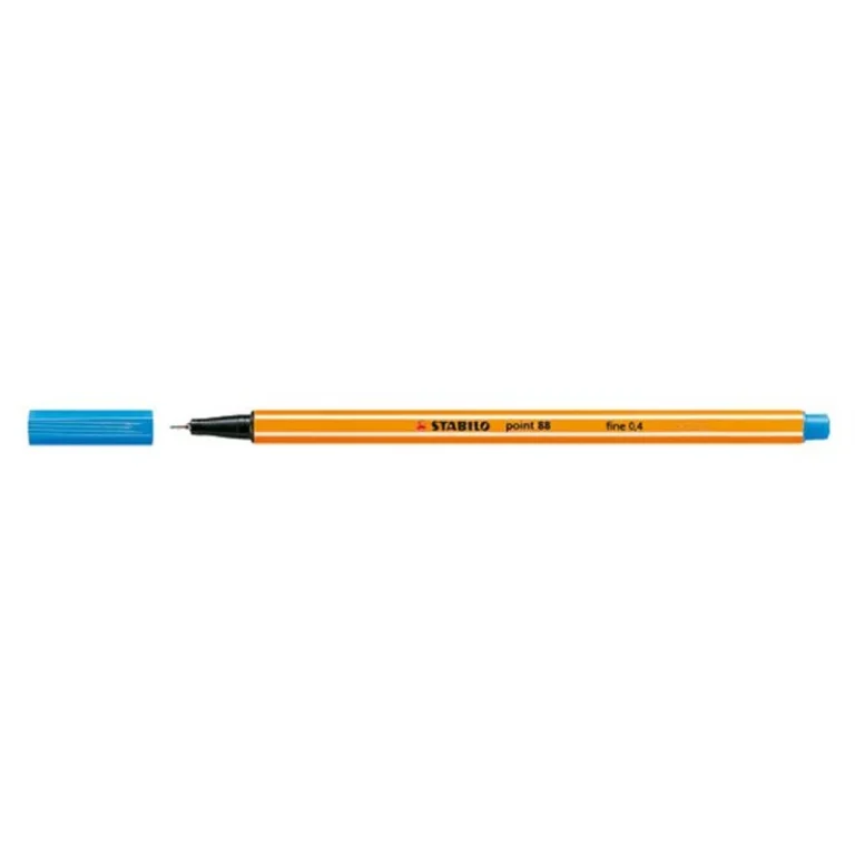 Tűfilc, 0,4 mm, STABILO "Point 88", ultramarin