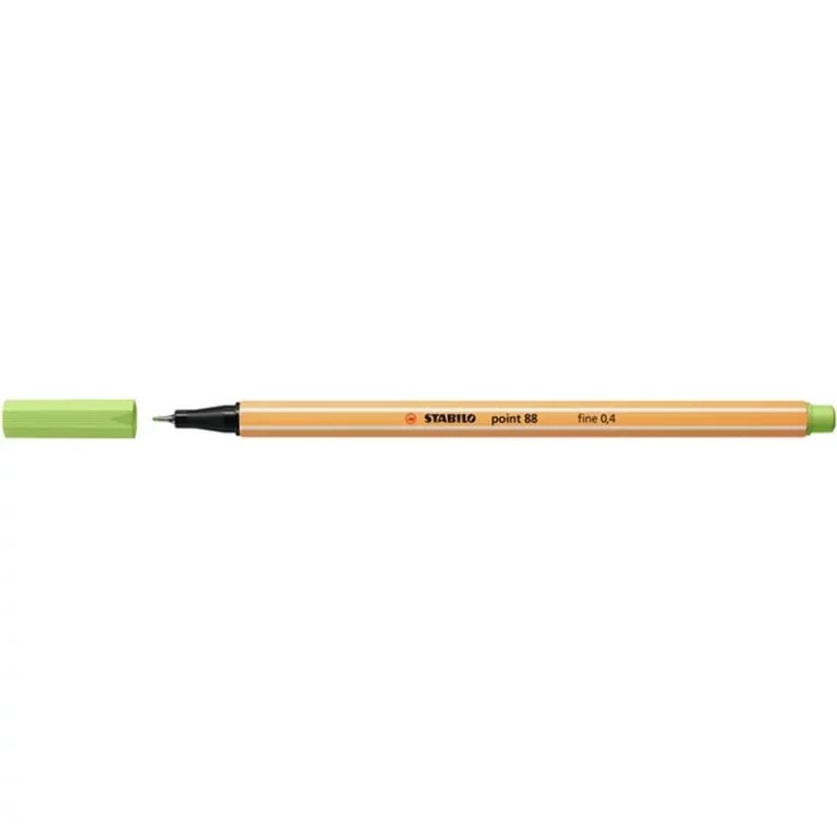 Tűfilc, 0,4 mm, STABILO "Point 88", pisztácia