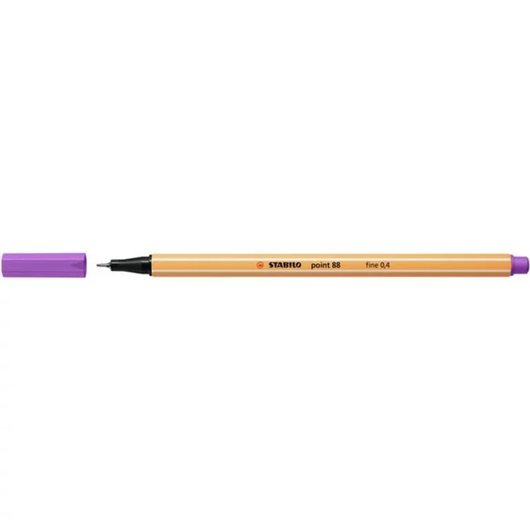Tűfilc, 0,4 mm, STABILO "Point 88", szilva