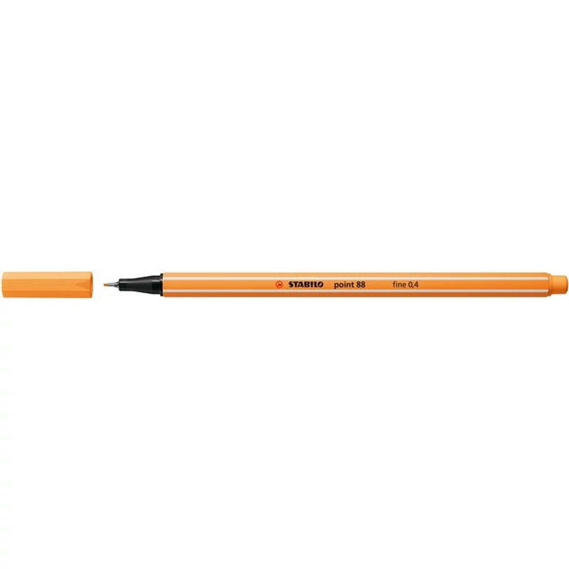 Tűfilc, 0,4 mm, STABILO "Point 88", papaya
