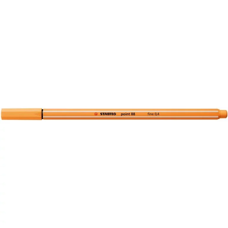 Tűfilc, 0,4 mm, STABILO "Point 88", papaya