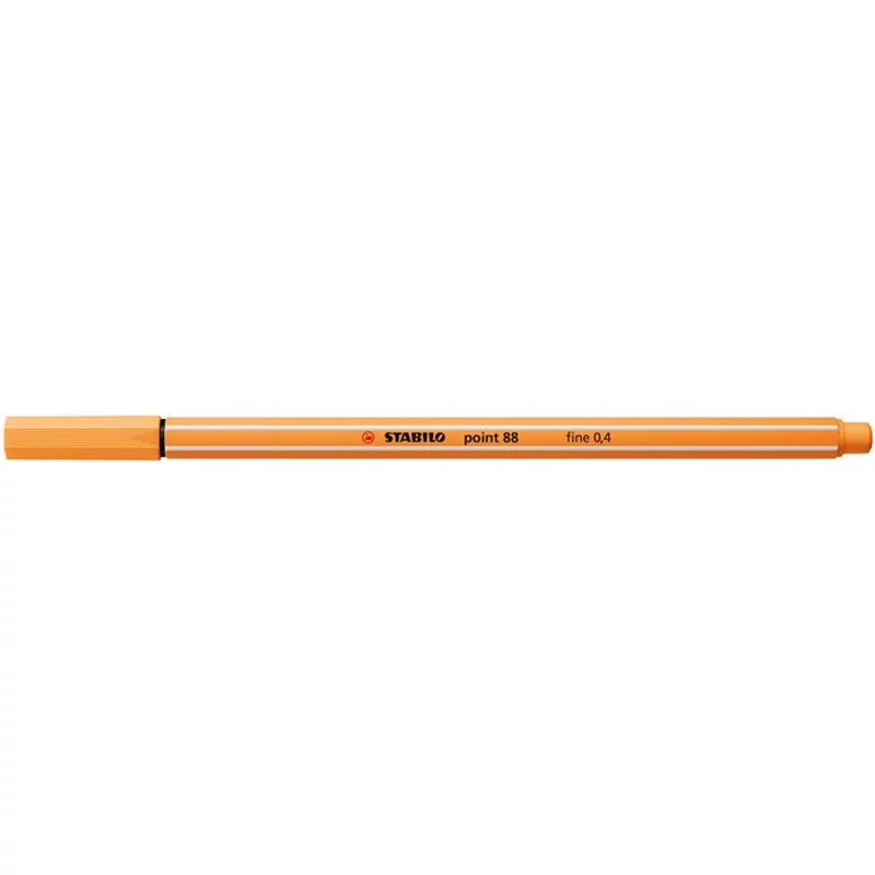 Tűfilc, 0,4 mm, STABILO "Point 88", papaya