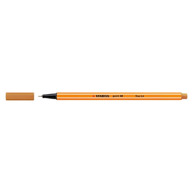 Tűfilc, 0,4 mm, STABILO "Point 88", okkersárga