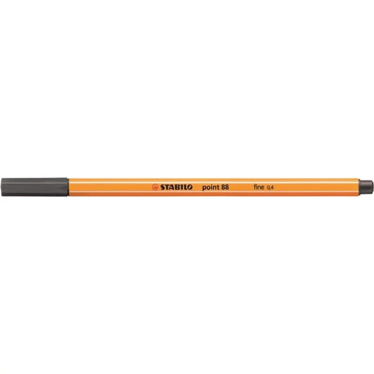 Tűfilc, 0,4 mm, STABILO "Point 88", sötét jégszürke