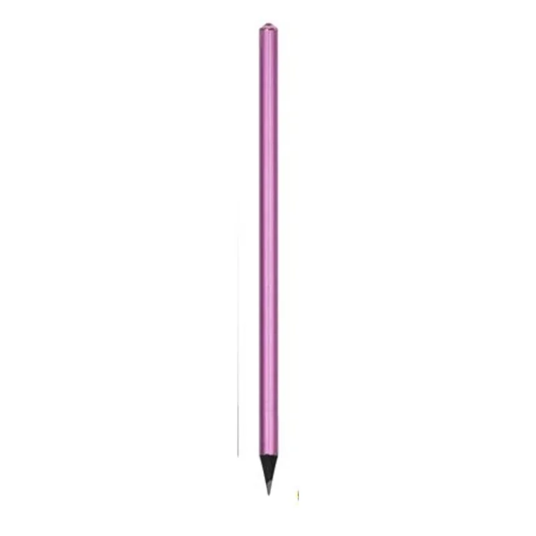 Ceruza, metál pink, rózsaszín SWAROVSKI® kristállyal, 14 cm, ART CRYSTELLA®