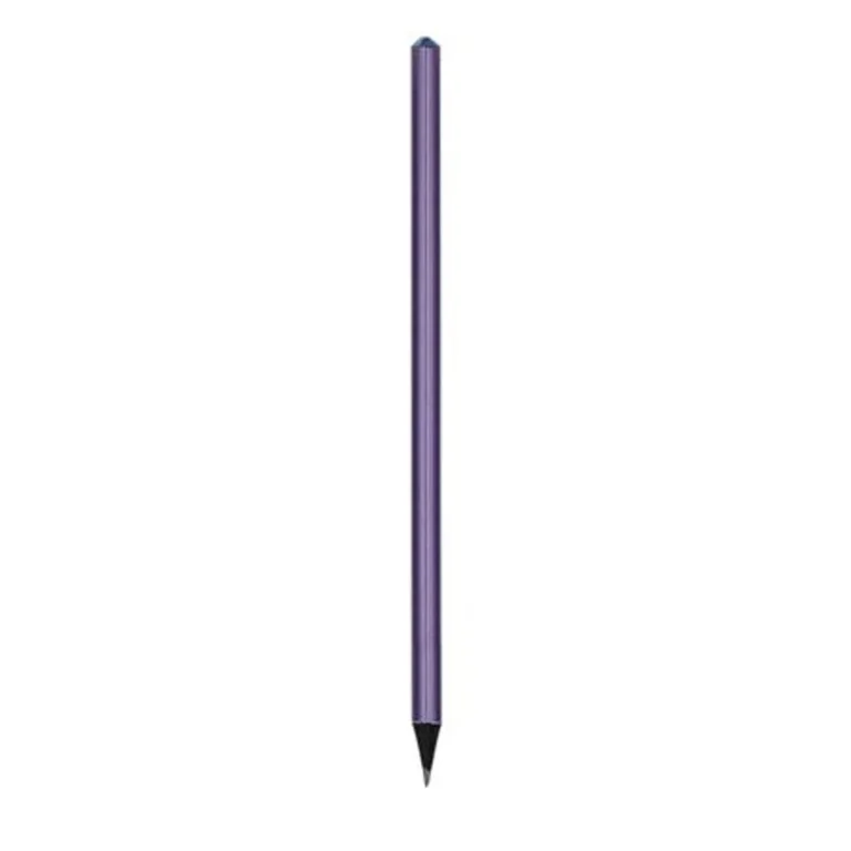 Ceruza, metál sötét lila, tanzanite lila SWAROVSKI® kristállyal, 14 cm, ART CRYSTELLA®
