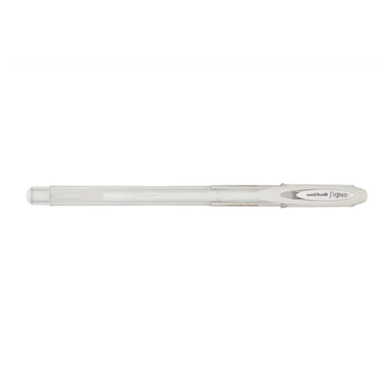 Zseléstoll, 0,4 mm, kupakos, UNI „UM-120”, fehér