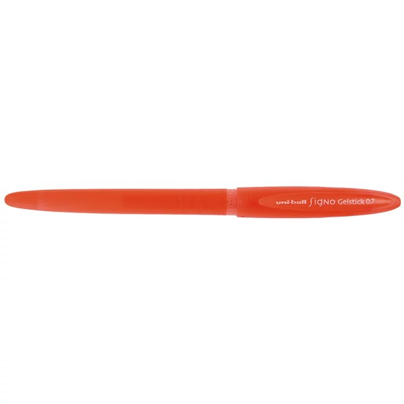 Zseléstoll, 0,4 mm, kupakos, UNI "UM-170 Signo Gelstick", piros