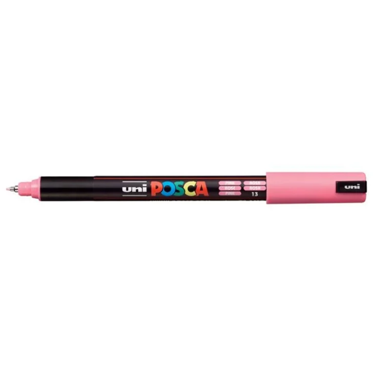 Dekormarker, 0,7 mm, UNI "Posca PC-1MR", rózsaszín