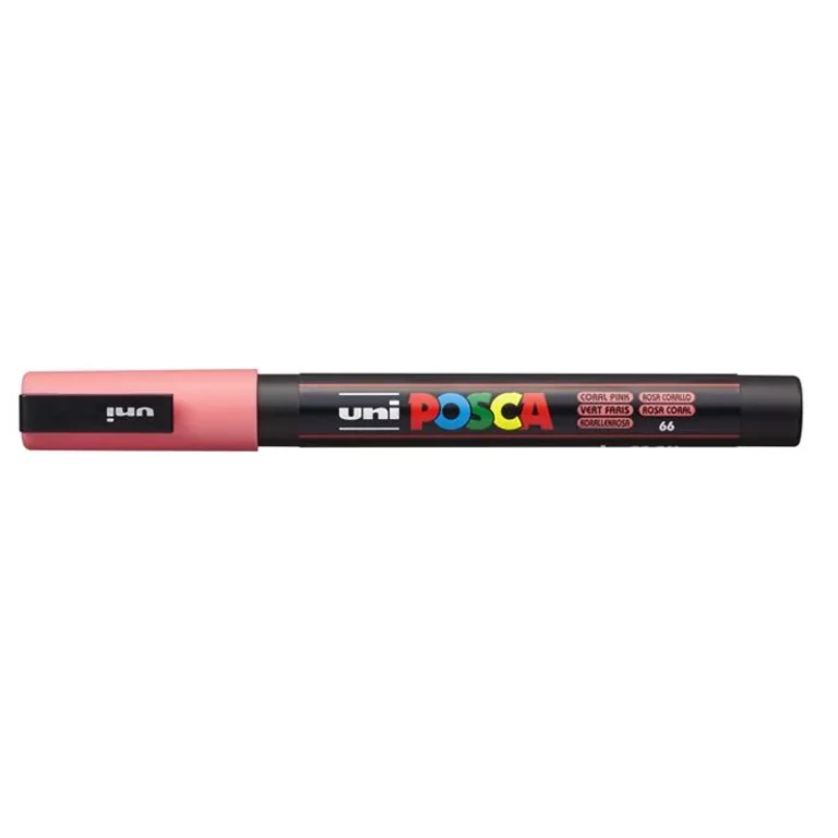 Dekormarker, 0,9-1,3 mm, UNI "Posca PC-3M", korall