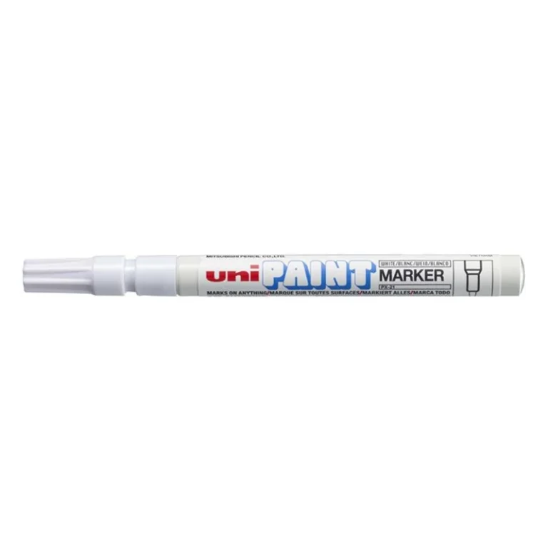 Lakkmarker, 0,8-1,2 mm, UNI „PX-21”, fehér